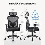 NOBLEWELL Ergonomic Office Chair dimensions